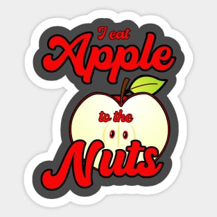 I love Apples Sticker